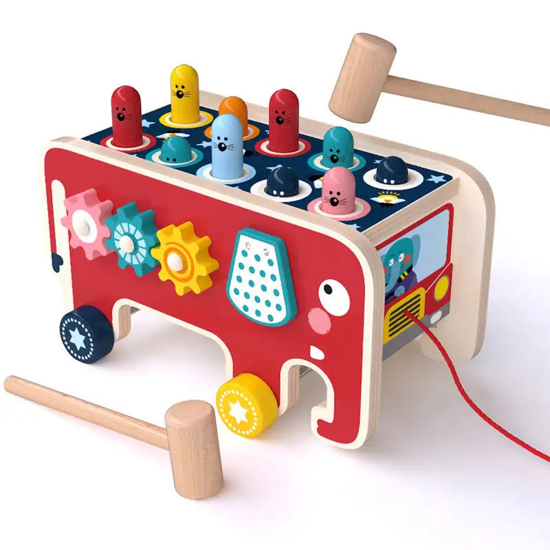 Whack-a-Mole Elephant: Hand-Eye Fun, BPA-Free!