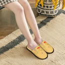 Custom Winnie Pooh Bear Manga House Slippers Women Cozy Memory Foam Slip On Hotel Slipper Shoes