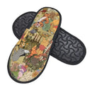 Custom Winnie Pooh Bear Manga House Slippers Women Cozy Memory Foam Slip On Hotel Slipper Shoes