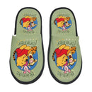 Custom Winnie Pooh Bear Manga House Slippers Women Cozy Memory Foam Slip On Hotel Slipper Shoes