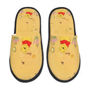 Custom Winnie Pooh Bear Manga House Slippers Women Cozy Memory Foam Slip On Hotel Slipper Shoes