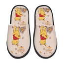 Custom Winnie Pooh Bear Manga House Slippers Women Cozy Memory Foam Slip On Hotel Slipper Shoes