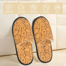 Custom Winnie Pooh Bear Manga House Slippers Women Cozy Memory Foam Slip On Hotel Slipper Shoes