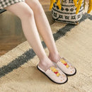 Custom Winnie Pooh Bear Manga House Slippers Women Cozy Memory Foam Slip On Hotel Slipper Shoes