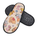 Custom Winnie Pooh Bear Manga House Slippers Women Cozy Memory Foam Slip On Hotel Slipper Shoes