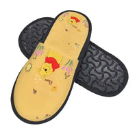 Custom Winnie Pooh Bear Manga House Slippers Women Cozy Memory Foam Slip On Hotel Slipper Shoes