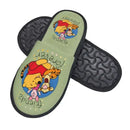 Custom Winnie Pooh Bear Manga House Slippers Women Cozy Memory Foam Slip On Hotel Slipper Shoes
