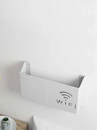 Wireless Wifi Router Shelf Storage Box Wall Hanging ABS Plastic Organizer Box Cable Power Bracelet Organizer Box Home
