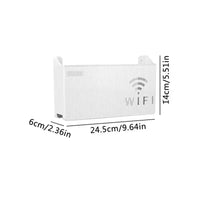 Wireless Wifi Router Shelf Storage Box Wall Hanging ABS Plastic Organizer Box Cable Power Bracelet Organizer Box Home