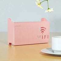 Wireless Wifi Router Shelf Storage Box Wall Hanging ABS Plastic Organizer Box Cable Power Bracelet Organizer Box Home