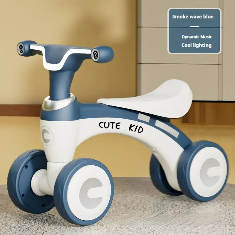 Wobbly Wheels Non Toxic Plastic Toddlers Childrens Balance Bike