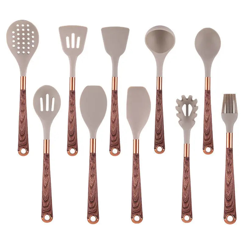 FlexiCook Set with Storage Seat - Brown 9piece set