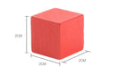 100 Cube Wood Small Building Block Children’s Educational Toys - 2cm Color 100 Tablets