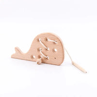Thread & Learn: Early Education Toy for Young Kids - Whale