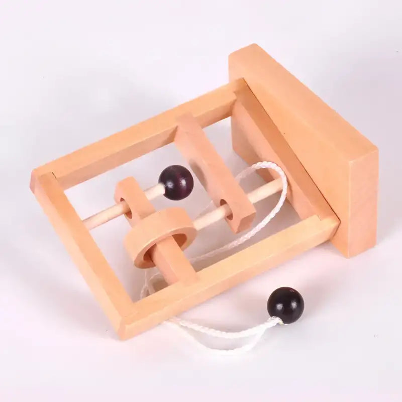 Wooden Thinking Rope Puzzles Brain Benders