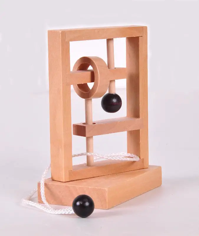 Wooden Thinking Rope Puzzles Brain Benders