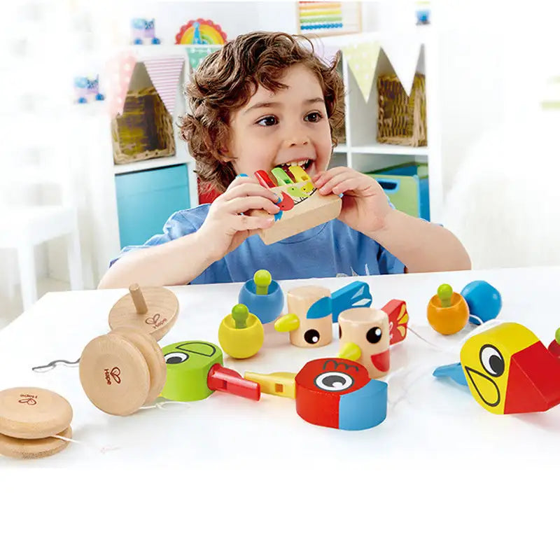 Wooden Wonders Chirp Up Your Kiddo Early Learning Toy