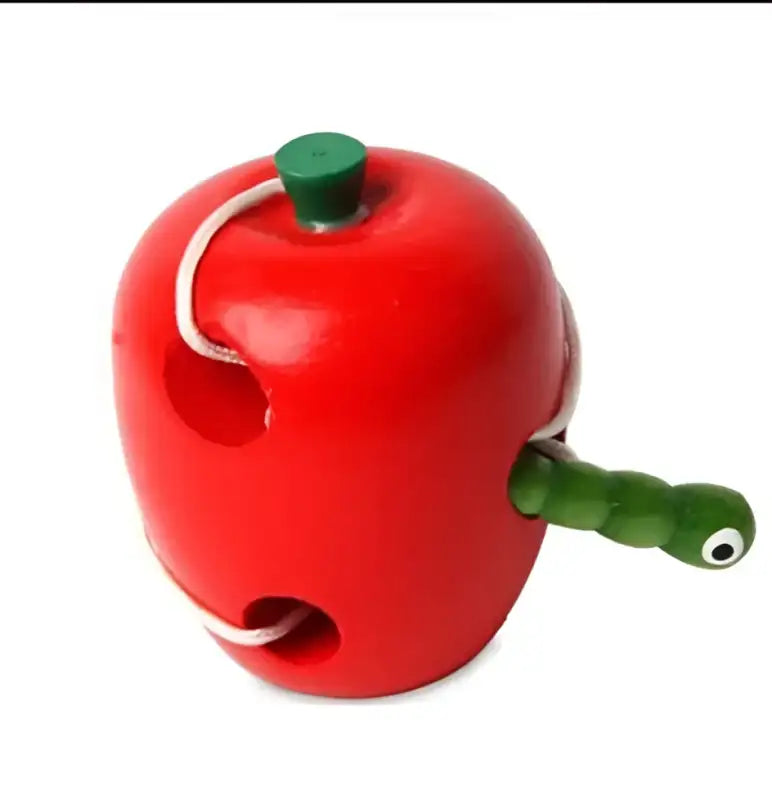 Wormy Apple Fun for Young Childrens Educational Fruit