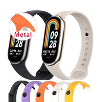 Smartwatch bands in multiple colors.