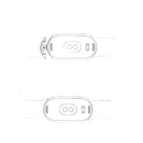 Smartwatch band attachment diagram.
