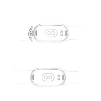 Smartwatch band attachment diagram.