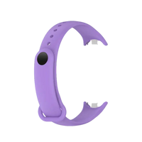 Lavender fitness tracker wristband.