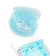 Rotating electric brush head.