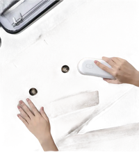 White fabric shaver.