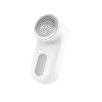 White fabric shaver.