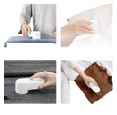 Fabric shaver on various materials.