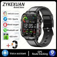 Xiaomi Rugged GPS SmartWatch 2025: Adventure Ready! - Black leather / Outdoor Sports Watch