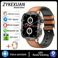 Xiaomi Rugged GPS SmartWatch 2025: Adventure Ready! - Brown leather 1 / Outdoor Sports Watch