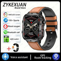 Xiaomi Rugged GPS SmartWatch 2025: Adventure Ready! - Brown leather / Outdoor Sports Watch