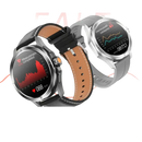 Smartwatches displaying health data.