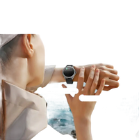 Smartwatch displaying message notifications.