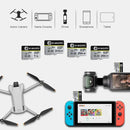 Electronic devices and memory cards.