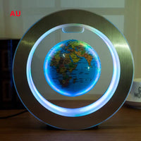 GlobeLite: Floating Magnetic World Map Lamp 🌍✨ - Sky blue English AU