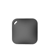 Square gray tracker with keyhole.