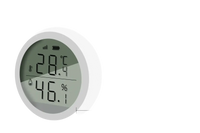 Smart temperature and humidity sensor with technical specifications.