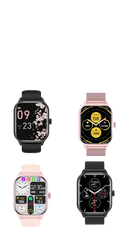 Selection of smartwatches with customizable faces.