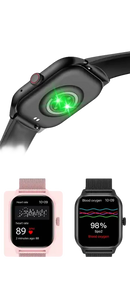 Smartwatch with health monitoring features.
