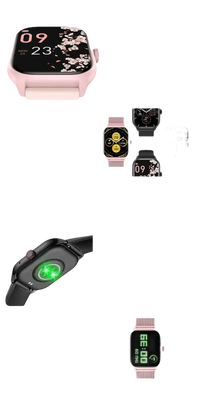 Smartwatch product advertisement.