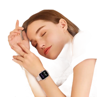 Smartwatch on a sleeping woman’s wrist.