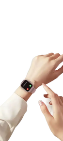 Smartwatch on a wrist.