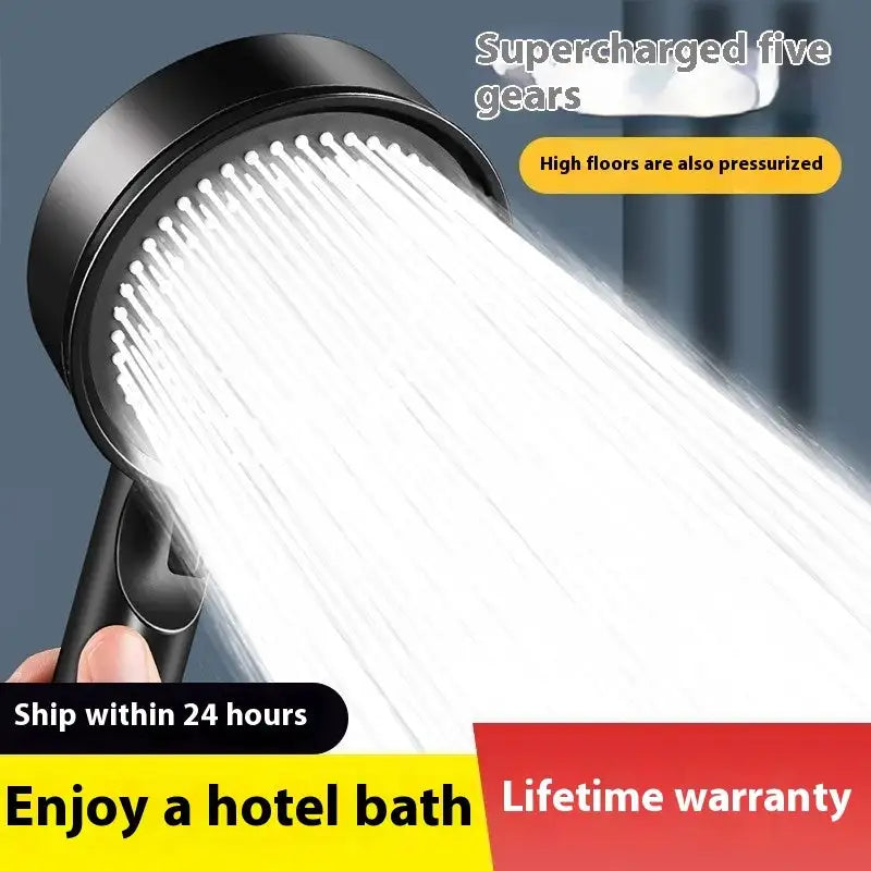 Your Dreamy Black 5-Speed Shower Head