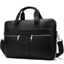 Premier Cowhide Briefcase for Business Men - 2019 Black