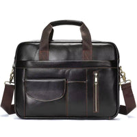 Premier Cowhide Briefcase for Business Men