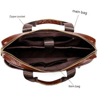 Premier Cowhide Briefcase for Business Men