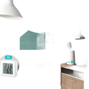 Digital humidity and temperature monitor for your home indoor environment, trendy humidity meter