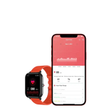 LIGE Q9 Pro Smartwatch showing heart rate and body temp music on waterproof temperature monitor